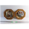 Image 1 : (2) Framed Decorative Plates