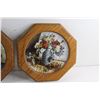 Image 2 : (2) Framed Decorative Plates