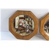 Image 3 : (2) Framed Decorative Plates