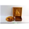 Image 1 : Wooden Decor and Bowl