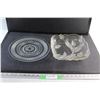Image 1 : Glass Platter and Square Dish