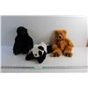 Image 1 : Panda, Bear and Gorilla Plush Toys