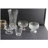 Image 2 : Glass Vase, Cups, Goblets and Candy Dishes
