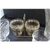 Image 8 : Glass Vase, Cups, Goblets and Candy Dishes