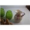 Image 2 : Candles, Candle Holders, Ceramic Pitcher and Bowl