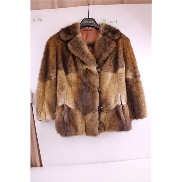 *Women's Fur Coat - Size Small