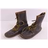 Image 2 : Pair Leather Footwear - Length 10.5"