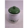 Image 2 : Jay Import Porcelain Cookie Jar With Lid, Ceramic Dish