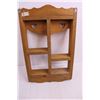 Image 2 : Wooden Wall Shelf/Hanger "Bless This Home"