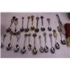 Image 2 : Religious Theme Wall Plaque, Wooden Soup Ladles, Wooden Container, Aluminum Pots, 19 Souvenir Spoons