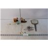 Image 1 : Vintage Mirror, Necklace, Misc. Figurines