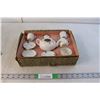 Image 1 : Vintage (9) Piece Tea Set, Some Chipping