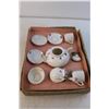 Image 3 : Vintage (9) Piece Tea Set, Some Chipping