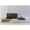 Image 1 : Vintage Tools- Stapler. (9) Piece Socket Set, Misc.