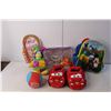 Image 2 : Toys- Cars Slippers, Mickey Mouse Clubhouse Backpack, Misc. & Women's Shirt & Sweater- Large