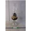 Image 1 : Vintage Kerosene Lamp- 17.25" Tall