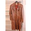 Image 2 : *Genuine Leather Women's Button Up Leather Jacket- Approximately Size Small?