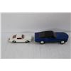 Image 3 : (4) Small Toy Cars, Mustang, Datsun, Misc.