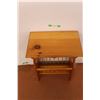 Image 1 : *Wooden Table/ Magazine Rack, 21.5'' x 14.5'' x 25''