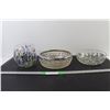 Image 1 : (2) Glass Bowls, Glass Vase