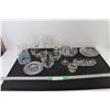Image 1 : Assorted Glass Dishes - Glasses, Divided Trays, Cups