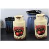 Image 3 : (3) Mugs, Pitcher, (2) Strawberry Jars,