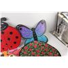 Image 4 : Winnie The Pooh Blanket, Placemats, (2) Hanging Bug Decorations