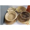 Image 3 : * Tote, Winnie The Pooh Sign - 16" x 12", Watering Can, (6) Wicker Baskets/Trays