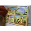 Image 4 : * Tote, Winnie The Pooh Sign - 16" x 12", Watering Can, (6) Wicker Baskets/Trays