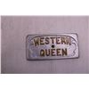 Image 2 : Vintage Stewart and Western Queen Cookstove Name Plates