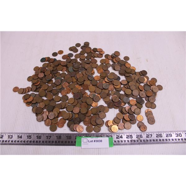 Vintage Canadian Pennies (Some American)