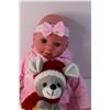 Image 3 : Baby Girl Doll 19" Tall & Mouse Stuffie