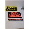 Image 2 : (20) Property Signs 12" Wide x 8" Tall
