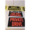 Image 3 : (20) Property Signs 12" Wide x 8" Tall