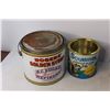 Image 3 : (4) Vintage Tin Cans & Lids