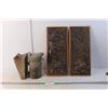 Image 1 : Vintage Beesmoker & (2) Bronze Pictures 16.75" Tall