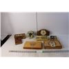Image 1 : (4) Vintage Tins, (2) Cigar Boxes, Misc.