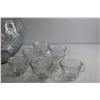 Image 6 : Glass Punch Bowl & Cups Set