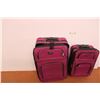 (2) Leisure Rolling Suitcases (17" x 25" x 10", 21" x 13" x 8")