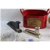 Image 4 : Planters, Staplers, Plumbing Pipes and Meat Grinder