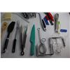Image 3 : Tongs, Knives, Whisks, Potato Peeler, Spatulas and Misc.