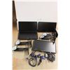 Image 1 : *(4) Dell 23" 1920x1080 With Power and VGA Cables - Consigner Says Fully Working
