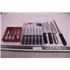 Image 1 : Assorted Knife Sets (Holiday Time Cheese, Likewise Steak, Farberware, Master Chef, Cooking Light), K