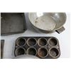 Image 7 : Cheese Greater, Muffin Trays, Pots with Lids and Misc.