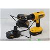 Image 1 : Dewalt Drill with (3) Batteries and Charger - Tested Powers On