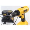 Image 3 : Dewalt Drill with (3) Batteries and Charger - Tested Powers On