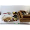 Image 1 : * Enamel Bowl, Enamel Pot, Rogers Golden Syrup Tin, Misc.