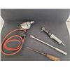 Image 1 : Drill - as is, (2) Socket Wrenches, Screwdriver
