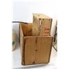 Image 4 : (2) Wooden Crates, (2) Glass Jugs, Sprayer