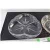 Image 3 : Divided Glass Tray, Glass Fruit Bowl